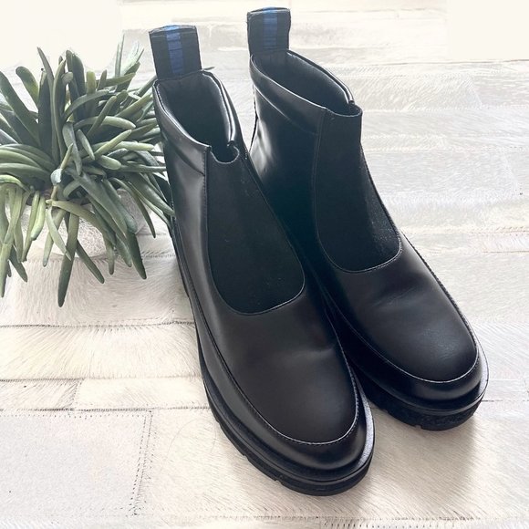 NWT 3.1 Phillip Lim Avril Lugsole Leather Chelsea Boots in Black - Picture 6 of 13